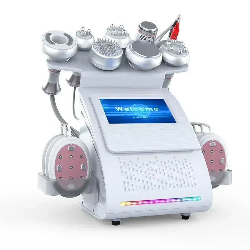 9 in 1 Tool Ultrasonic Body Slimming Machine & Anti-Wrinkle Rejuvenation Skin Lift Tighten -