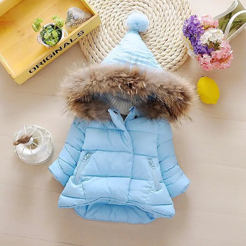 Keep your little one snug and stylish this winter with our new warm down jacket—perfect for baby girls and boys! -