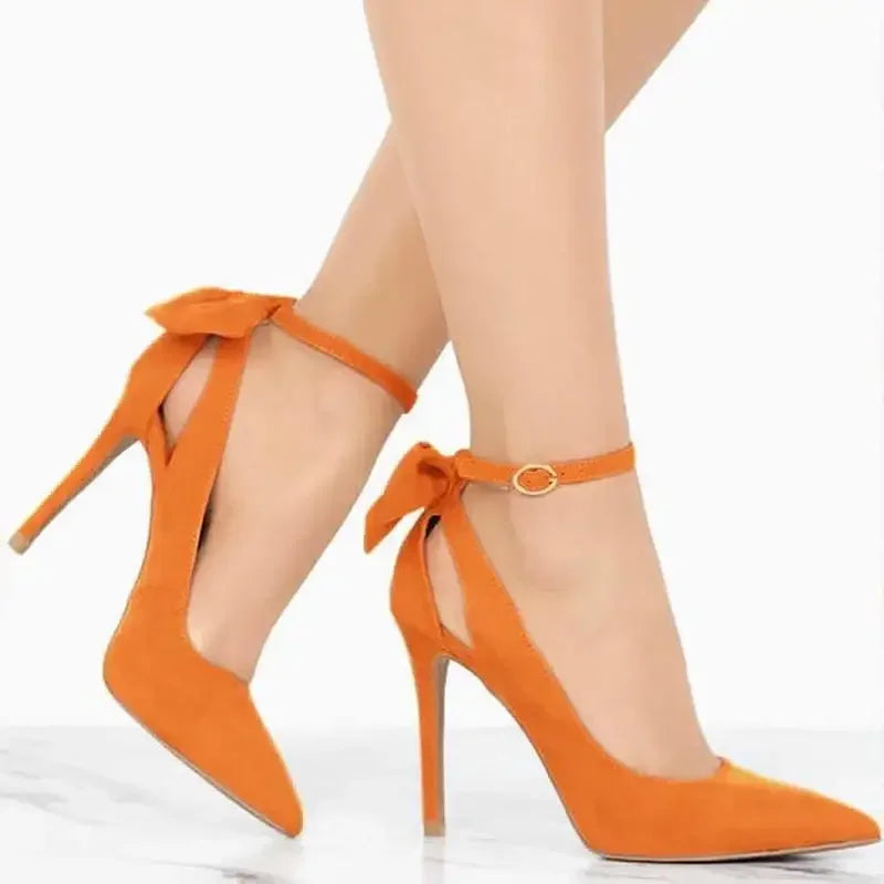 Women's High Heels Bow Tie -