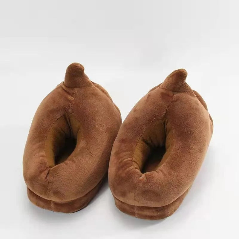 For Man And Women Slipper Prankish Cartoon Indoor Thickening Warm Plush Slippers Winter Shoes -