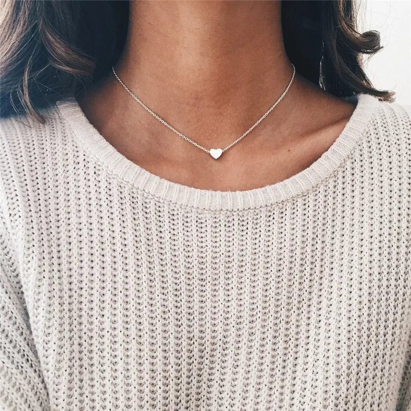 Simple Pearl Beads Necklace -