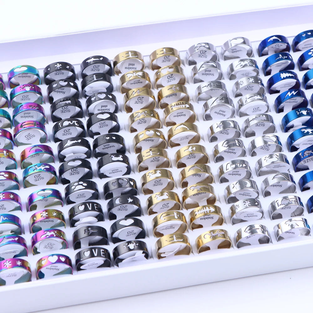 10/20/30/50Pcs Classic Rings -