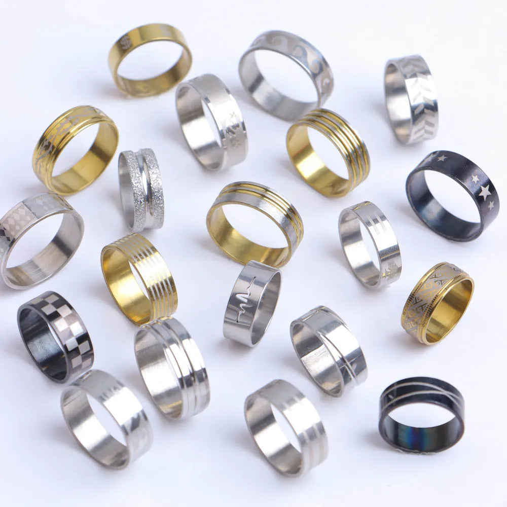 10/20/30/50Pcs Classic Rings -