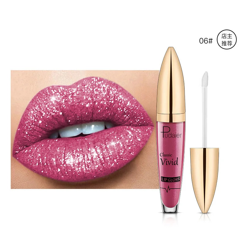 Shiny lipstick -