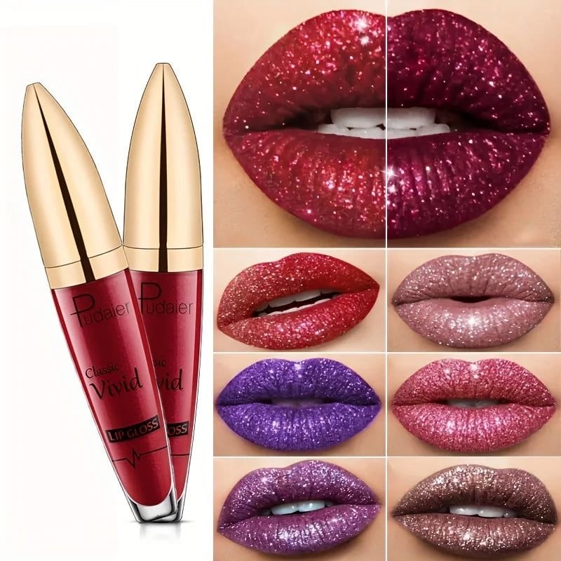 Shiny lipstick -