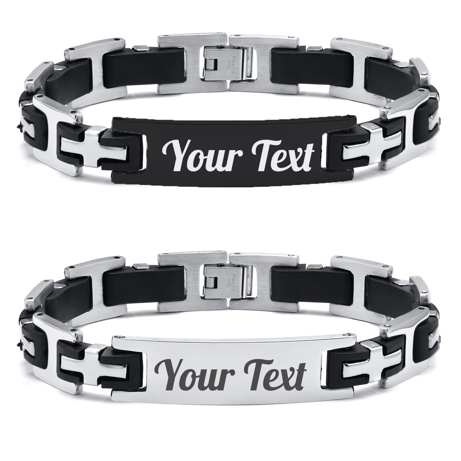Christian Black Faith Cross Bracelets -
