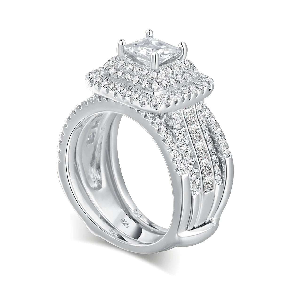 2PCS Moissanite Rings -