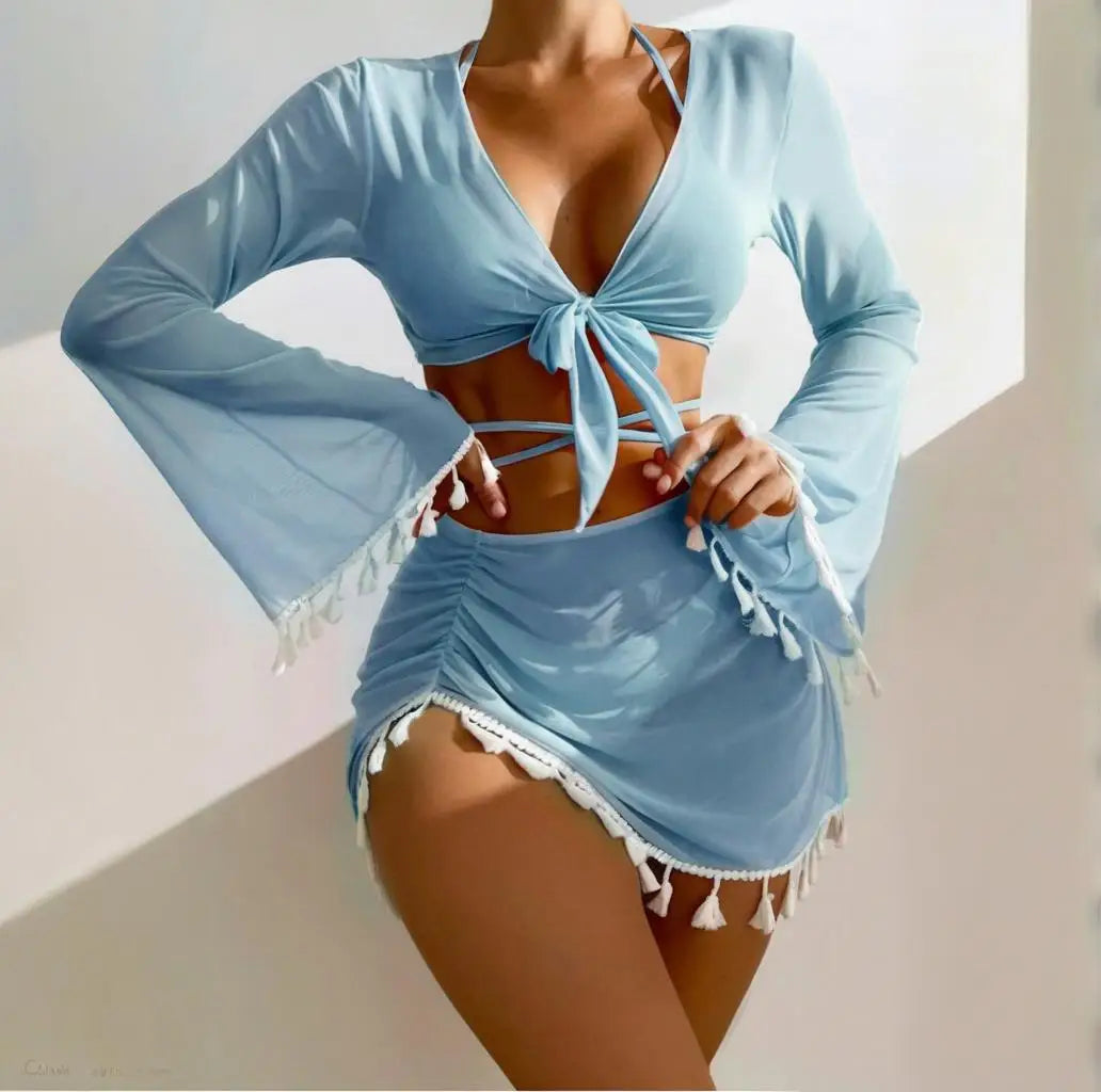 Swimwear Woman Swimsuit Cover Up Bikini Sets -
