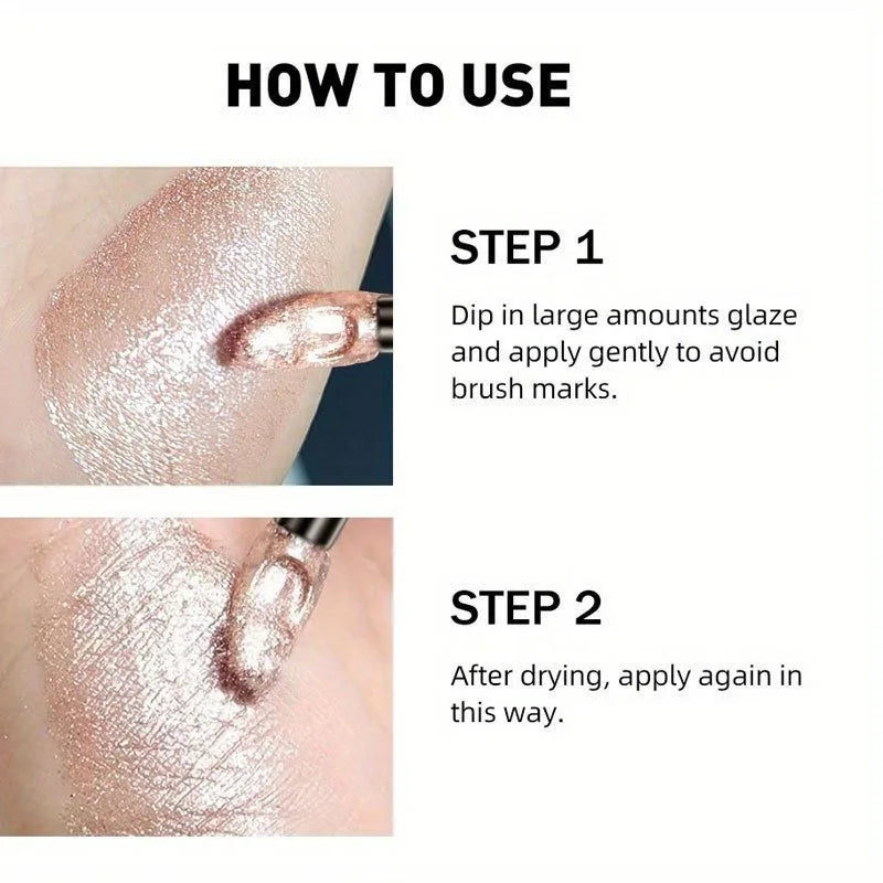 Glitter Metallic Liquid Lipstick Shimmer Easy To Color Non-stick Cup Lip Gloss Waterproof Shiny Lip Glaze Long Lasting Makeup -