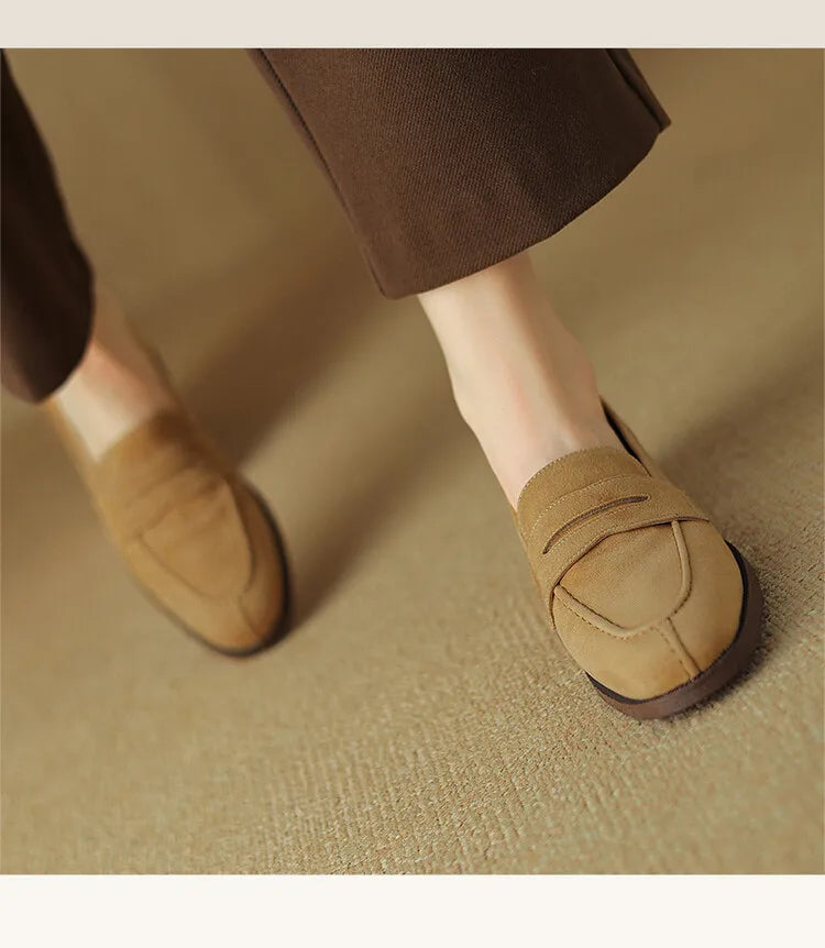 Brown Casual Flats -
