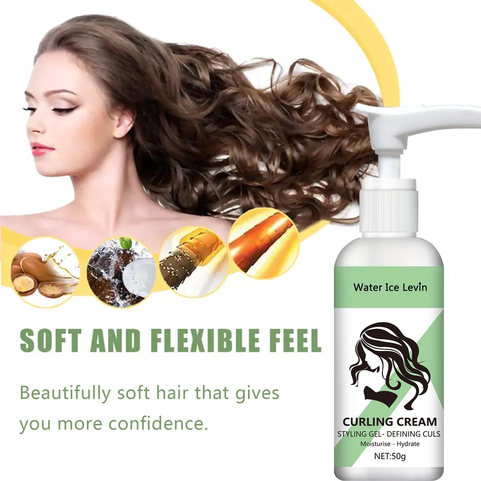 Curly hair Styling Cream -