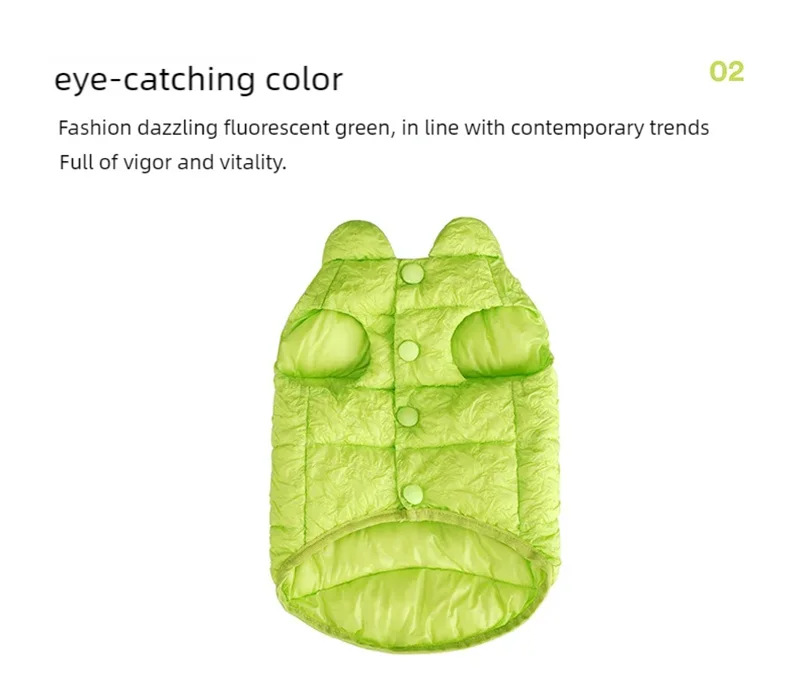 Keep your pets warm in the winter cold with these cotton clothing options—suitable for both cats and dogs, providing universal comfort and warmth! -