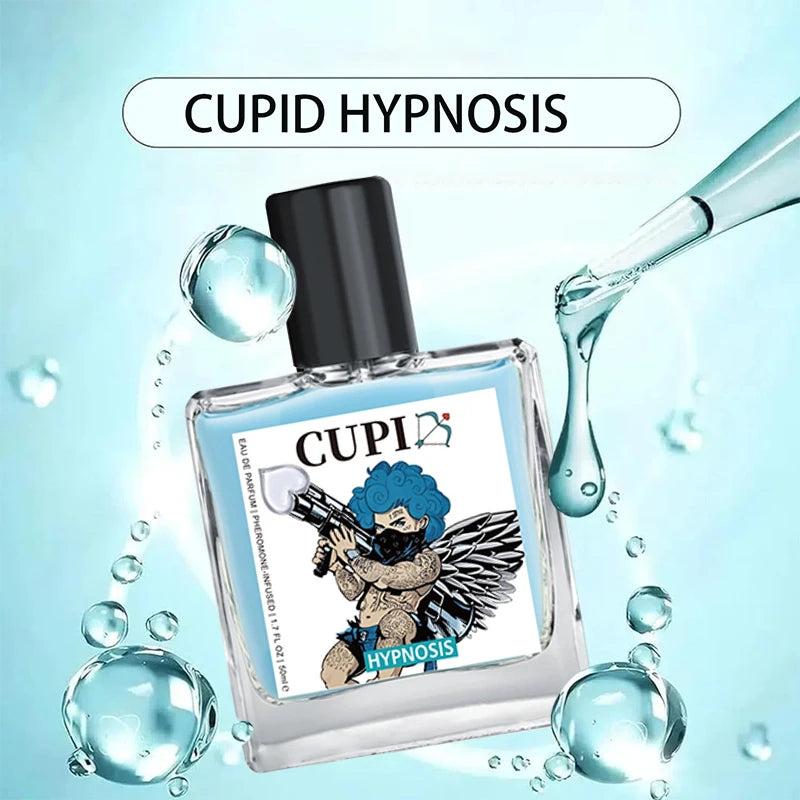 Cupid Cologne Men's Perfume Lasting Charm Temptation Attract The Opposite Sex Dating Body Spray 50ml Ambergris Portable Perfume -