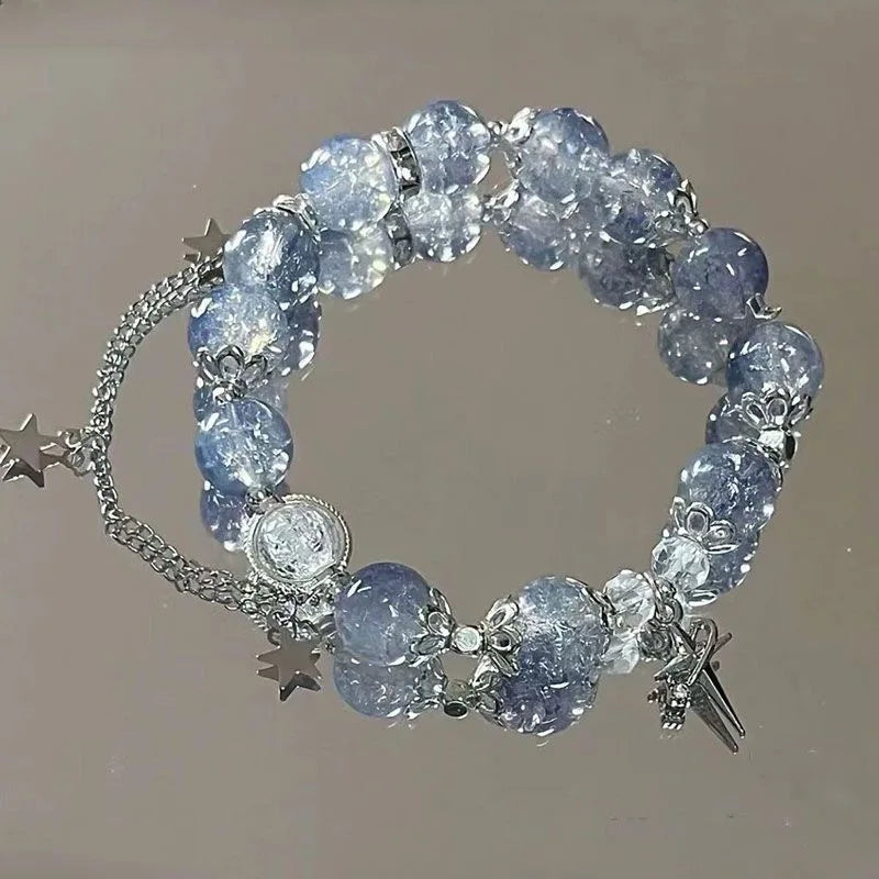 Butterfly Chain Bead Bracelet -