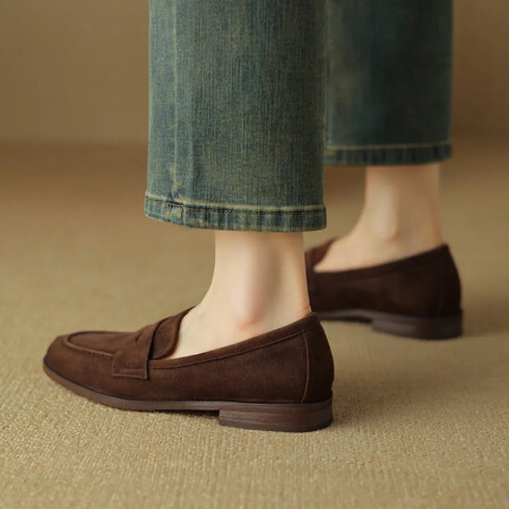 Brown Casual Flats -