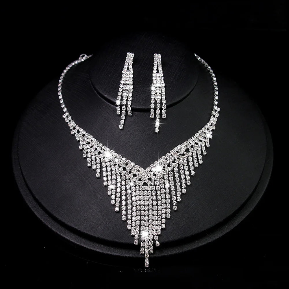 Women's Necklace Earring Set -