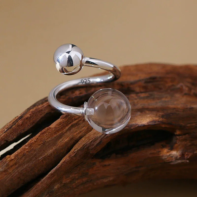Sterling Silver Hollow Out Rings -