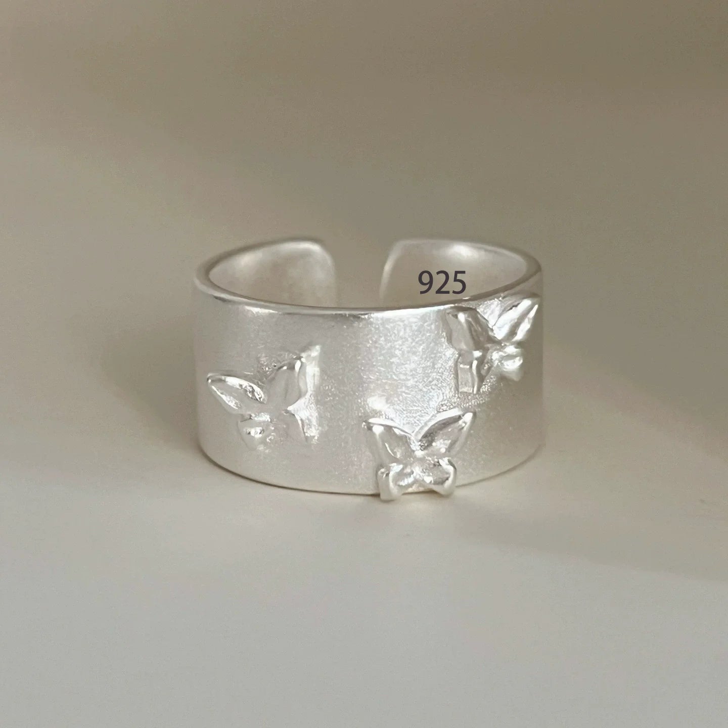 Sterling Silver Hollow Out Rings -