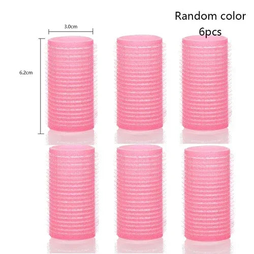 Hair Rollers Self Grip Hook Hair Curlers Heatless Roller Salon Dressing Curlers Jumbo Size Sticky Hair Styling Tools -