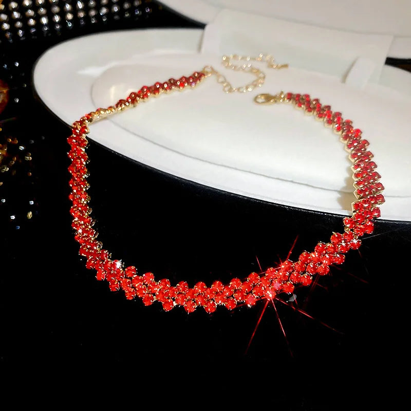 Rhinestone Choker -