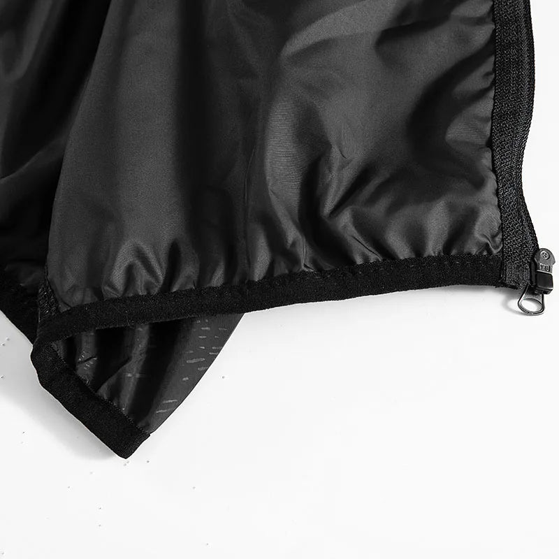 Stay protected during hiking adventures with these waterproof jackets for men and women. Featuring sun protection and windproof capabilities, these jackets are perfect for outdoor excursions, keeping you comfortable and shielded from the elements. -