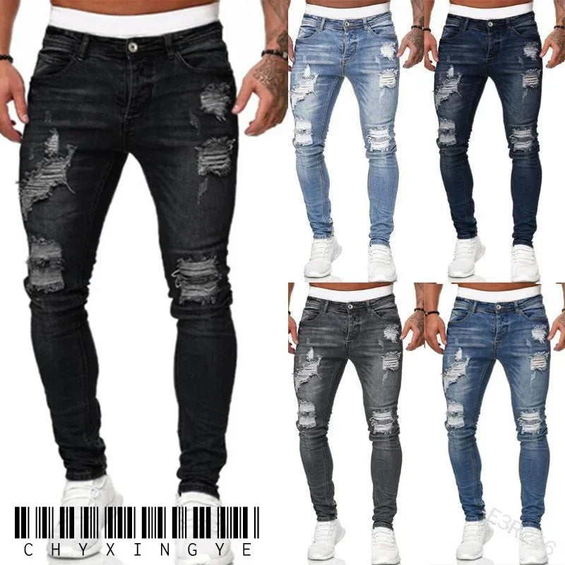 Ripped Jeans Men -