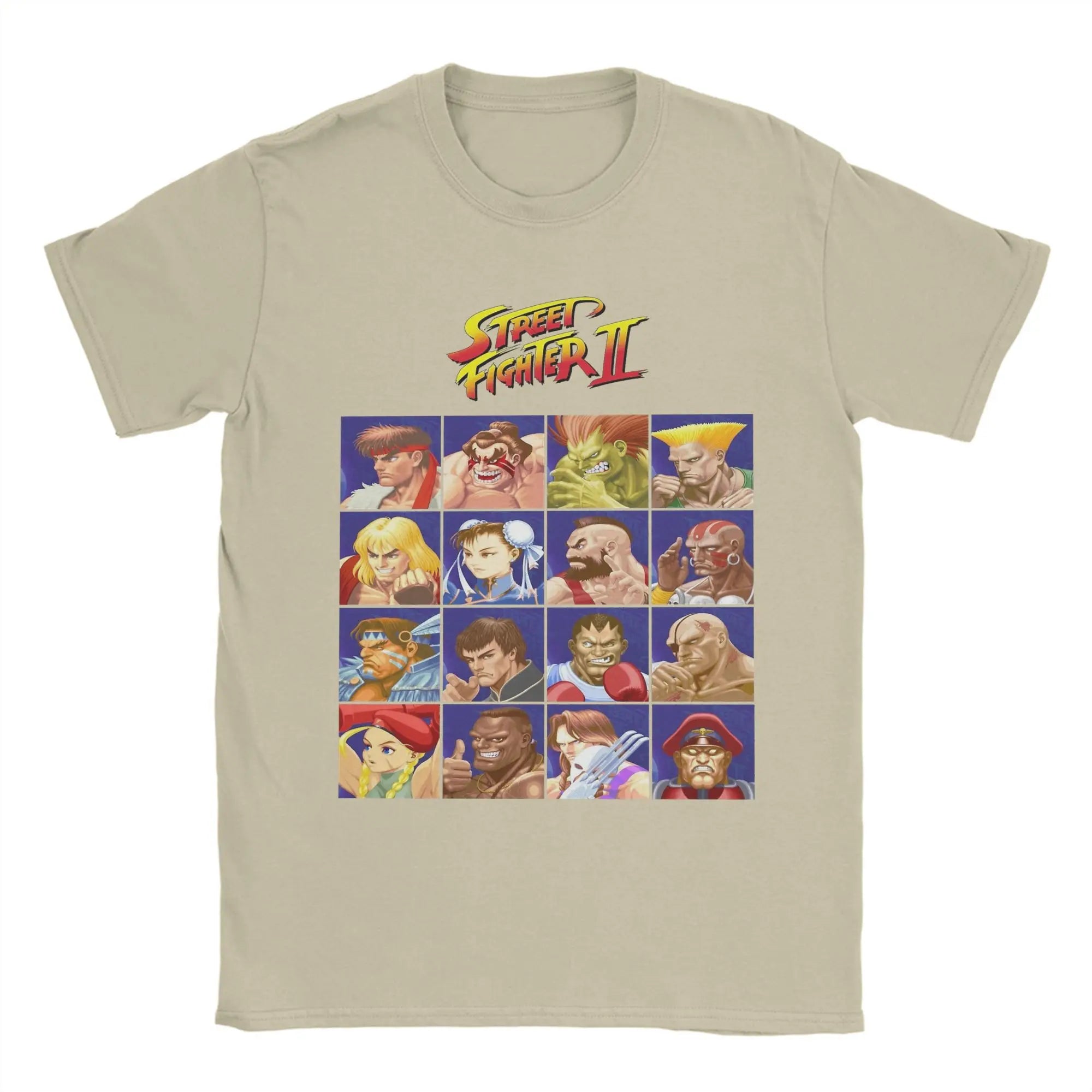 Streets Fighters II T Shirts Men -