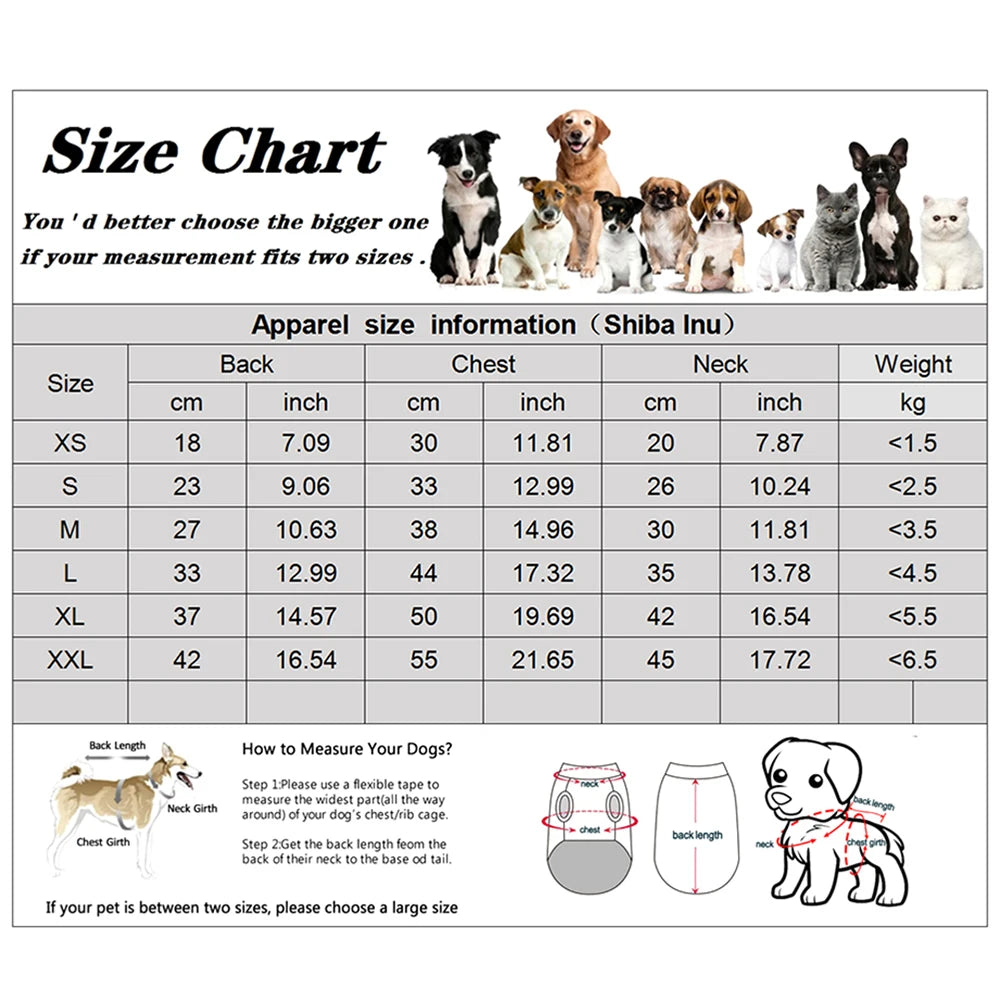 Winter Dog Coat -