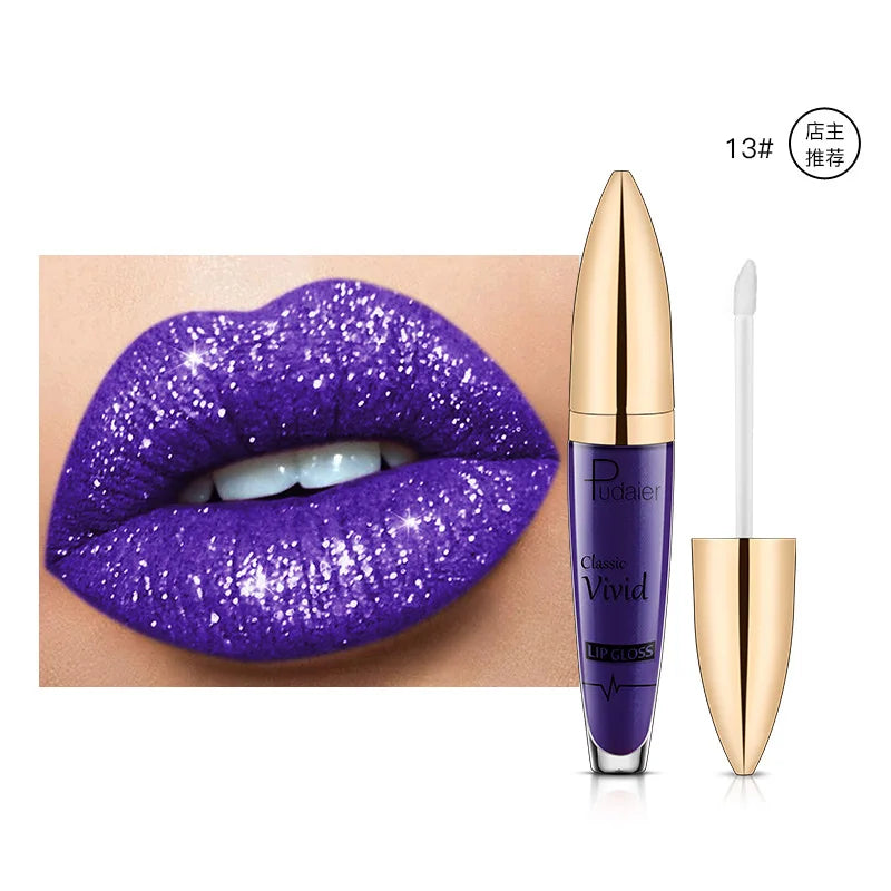 Shiny lipstick -