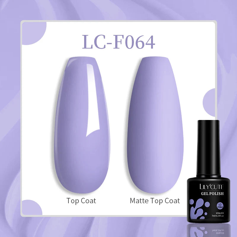 Explore your creativity with this comprehensive set of 129 colors of 7ML nail gel polish. Perfect for nail art enthusiasts, these semi-permanent colors allow for endless possibilities and stylish designs. -