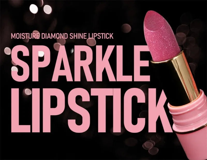 8 Colors Lipstick (Metallic) -