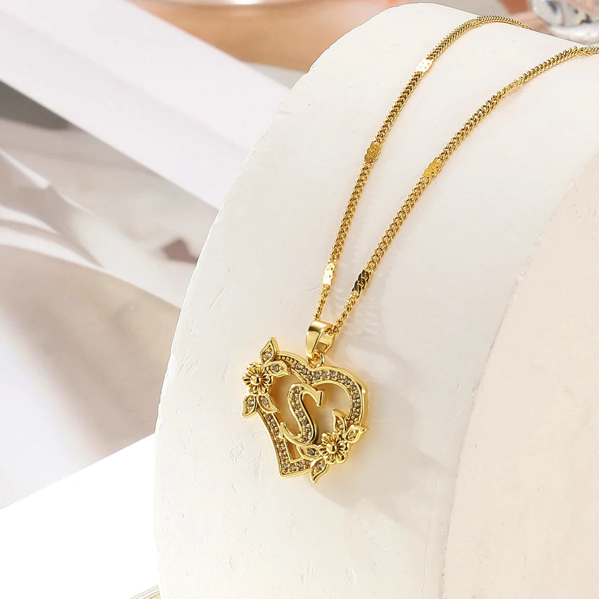 Initial Letter Necklaces -