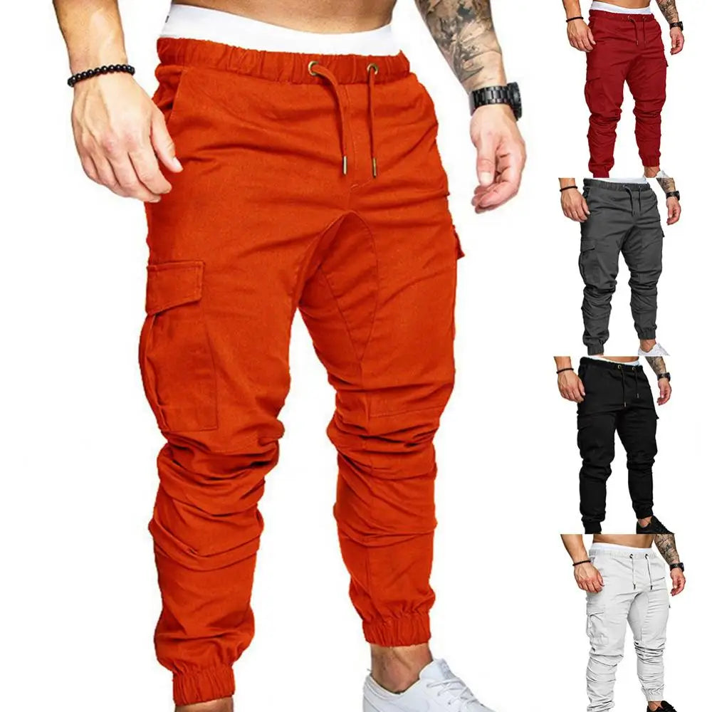 Men Skinny Cargo Pants -
