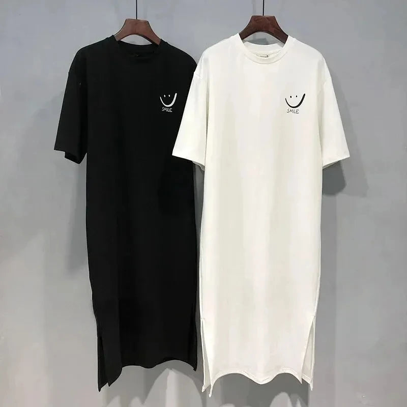 New Short Sleeved T-shirt-Dress -