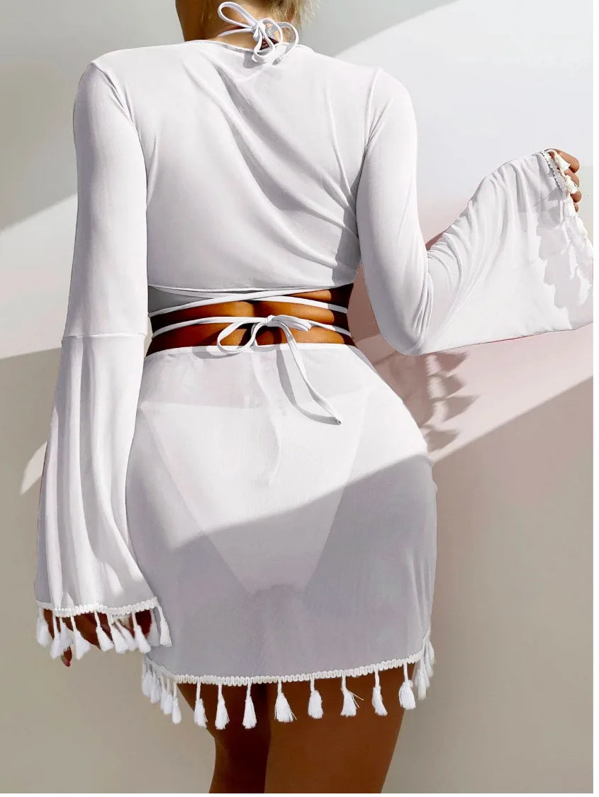 Swimwear Woman Swimsuit Cover Up Bikini Sets -