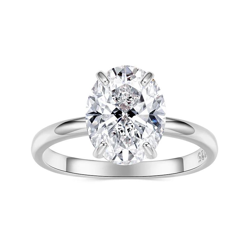 3.5CT Oval Cut Ring -