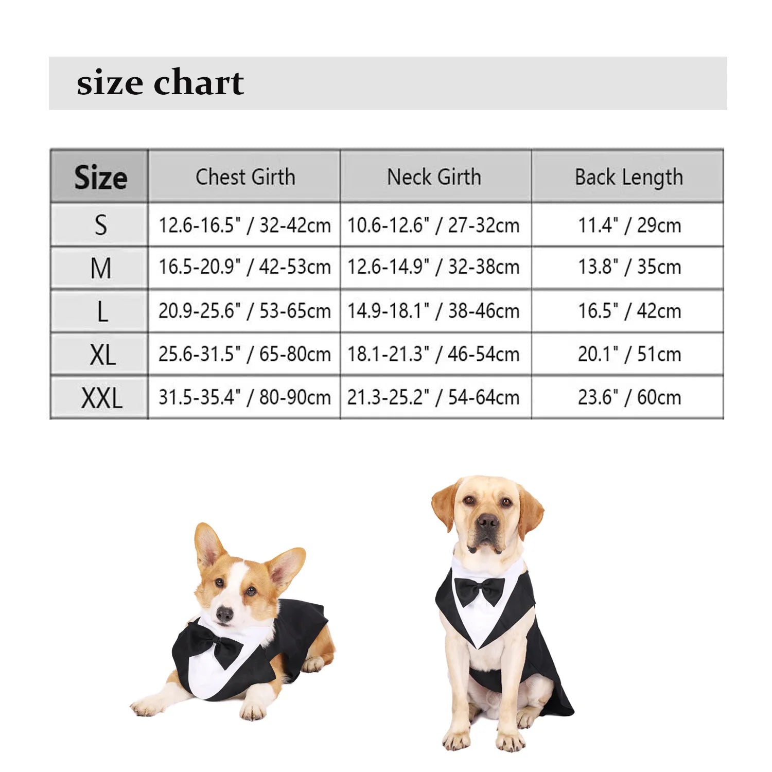 Dress up your pup for the occasion with this fashion-forward party show formal suit featuring a tie bow tuxedo—perfect for making a stylish statement! -