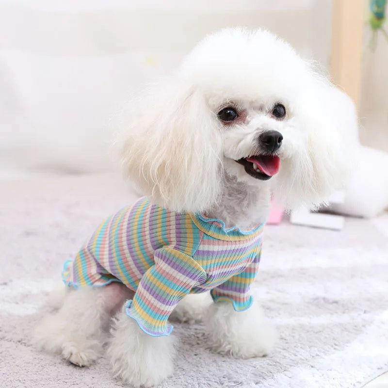 Dress your puppy in style with this cute and cozy vest T-shirt—perfect for keeping your furry friend comfortable and fashionable! -