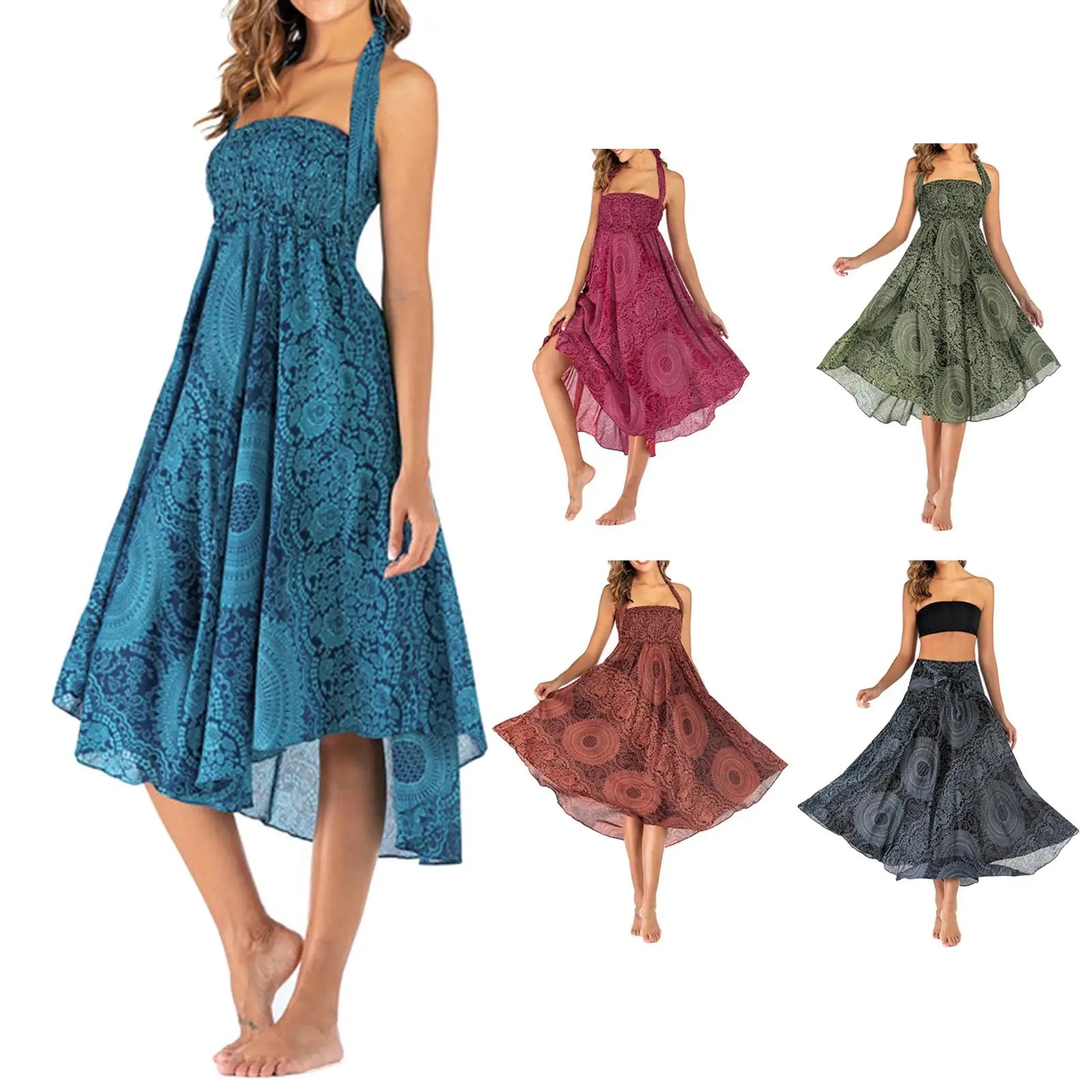 Bloom in style with this fashionable women's flower skirt—featuring an elastic waist for comfort and a beautiful flowy bottom, perfect for any outfit or costume! -