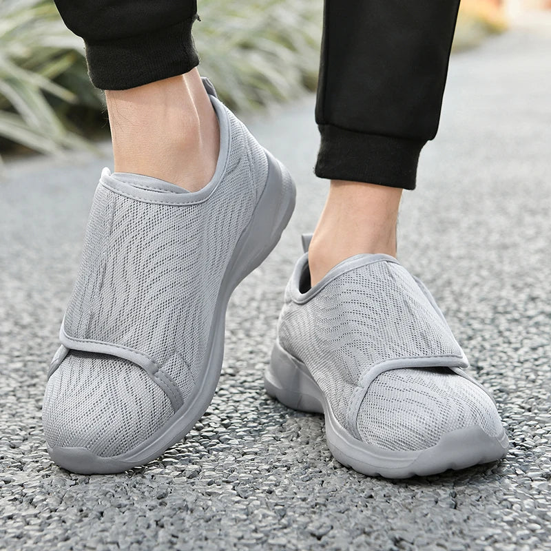 Diabetic Shoes Medical For Man Ladies Wide Fat Foot Swollen Feet Shoes Hallux Valgus Bunion Orthopedics Thumb Eversion -