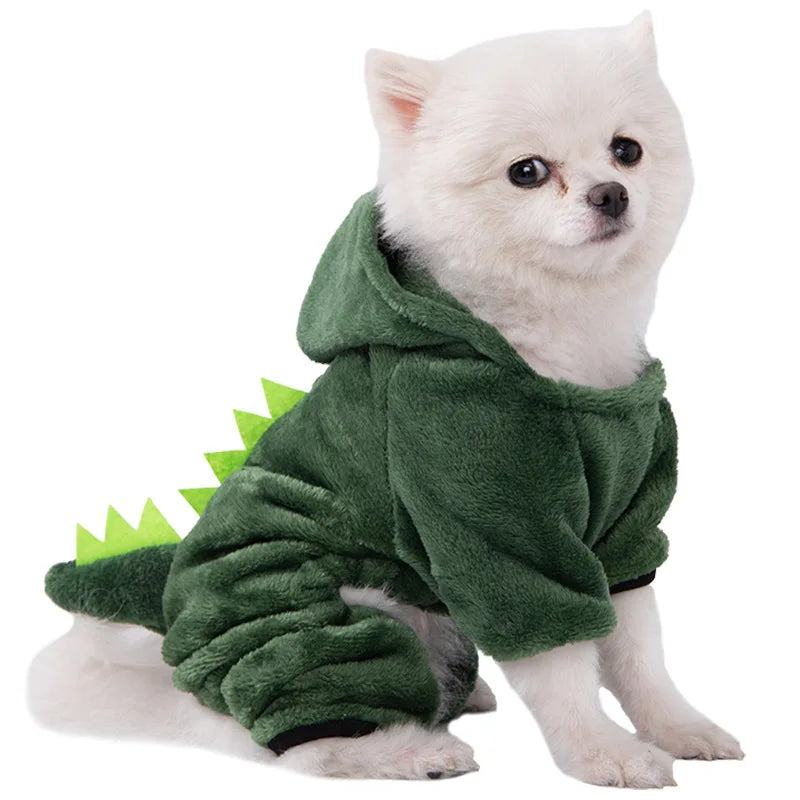 Keep your furry friend cozy and stylish with these soft, warm fleece dog jumpsuits—perfect for colder days and ensuring your pet stays comfortable! -