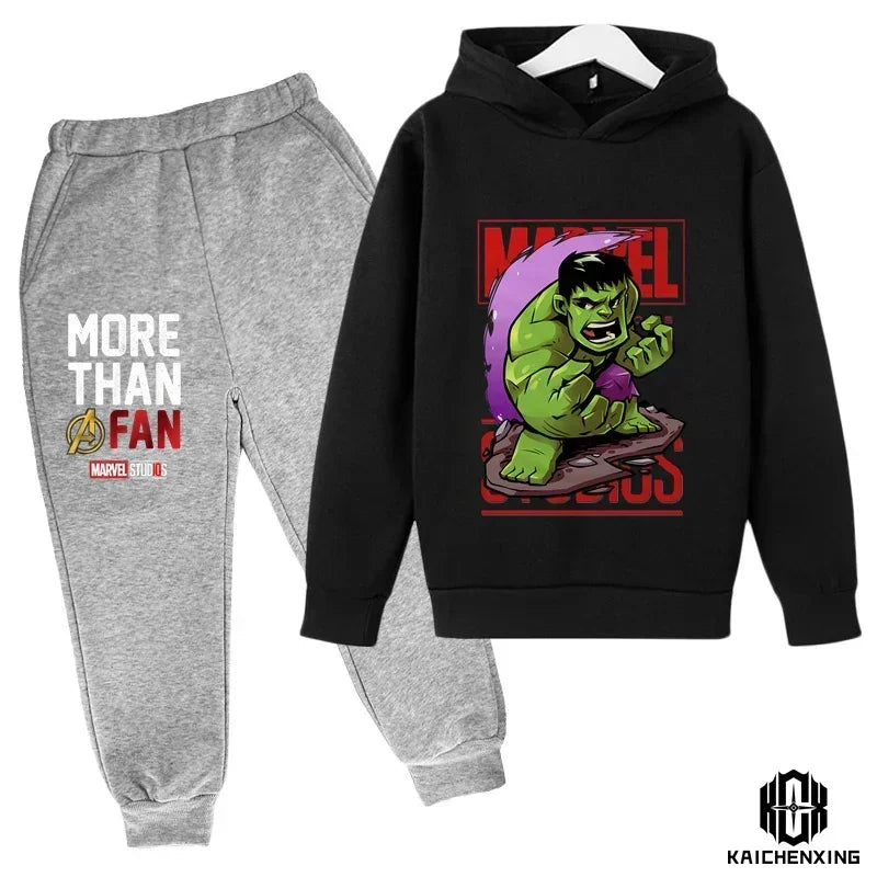 Marvel- Super Heros Hooded Pants Suit for Children -