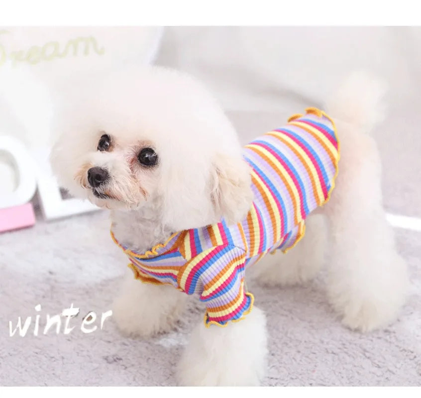 Dress your puppy in style with this cute and cozy vest T-shirt—perfect for keeping your furry friend comfortable and fashionable! -