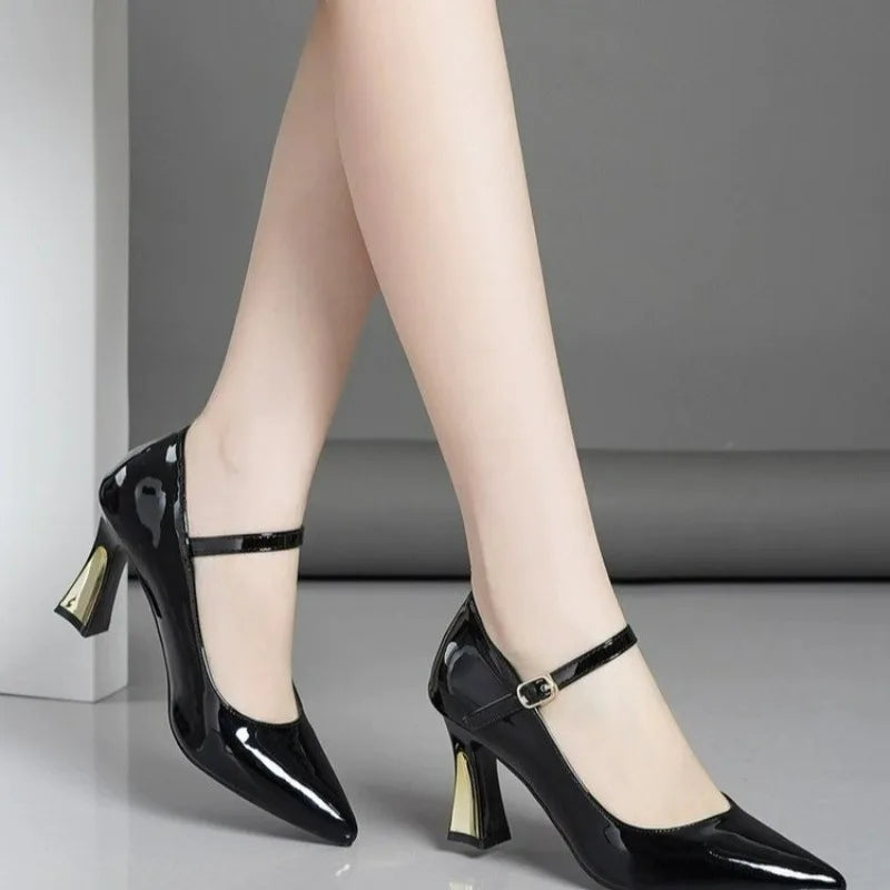 Shoes Woman 2025 Trend Luxury Shoes for Women Brand Pumps black sexy High Heels Party Elegant Ladies Shoe Designer Woman Heels -