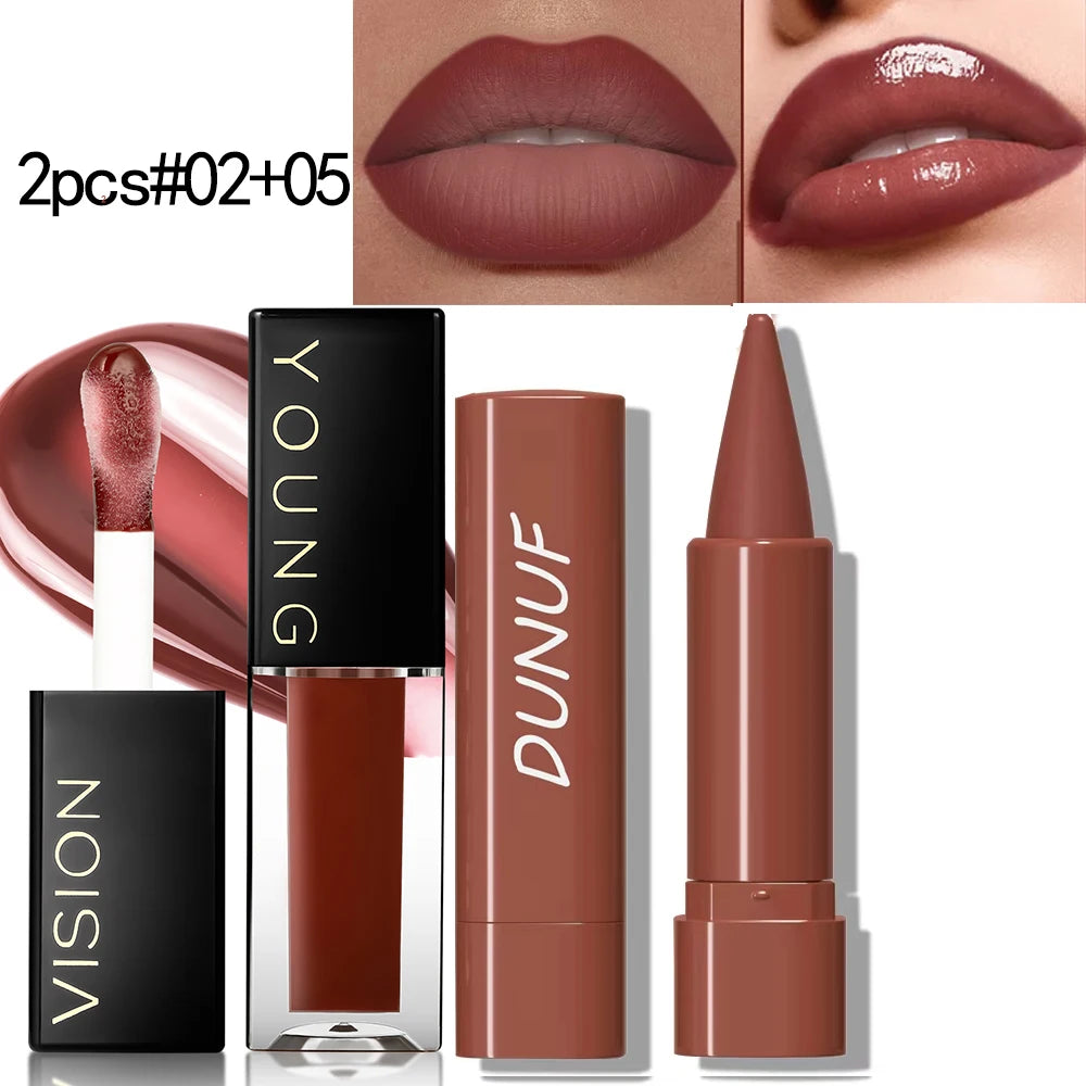 Gradient Lip Liner Pen with Matte Velvet Finish -
