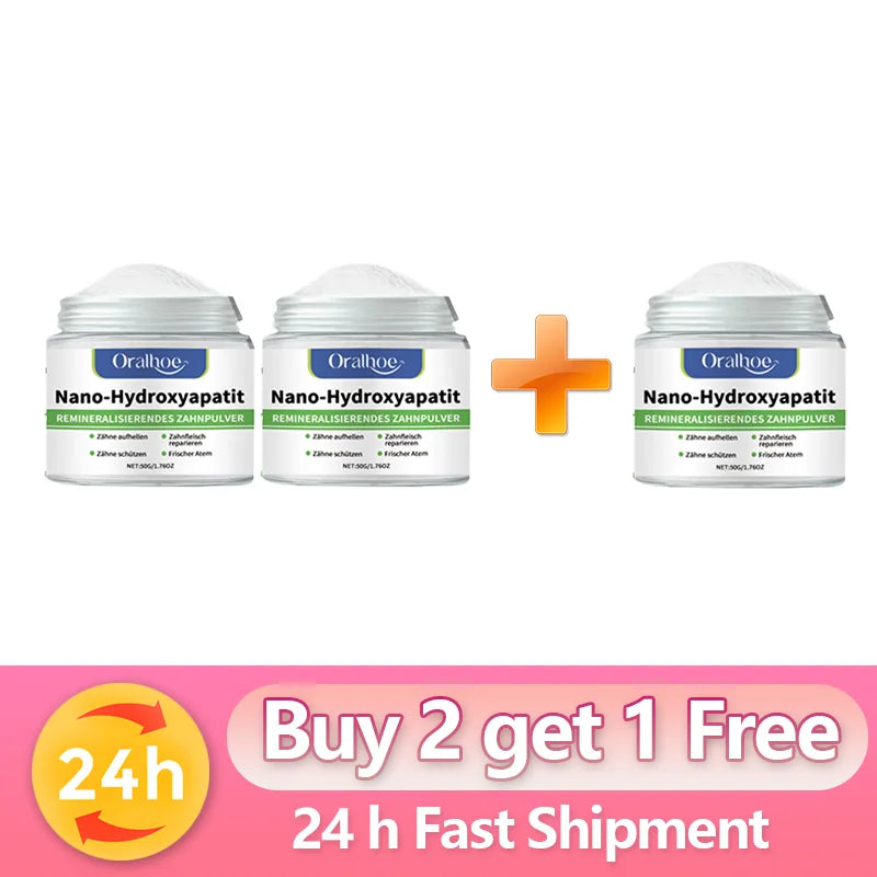 Winter Whitening Tooth Powder: Enamel Repair, Deep Cleaning & Long-Lasting Fresh Breath -