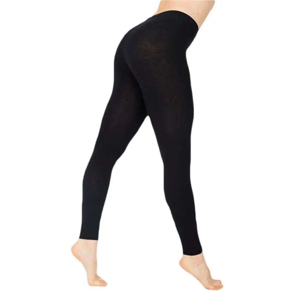 Achieve comfort and style with these milk silk leggings for women. Designed with a solid color and high waist, these stretchy leggings are perfect for a flattering fit and all-day wear! -