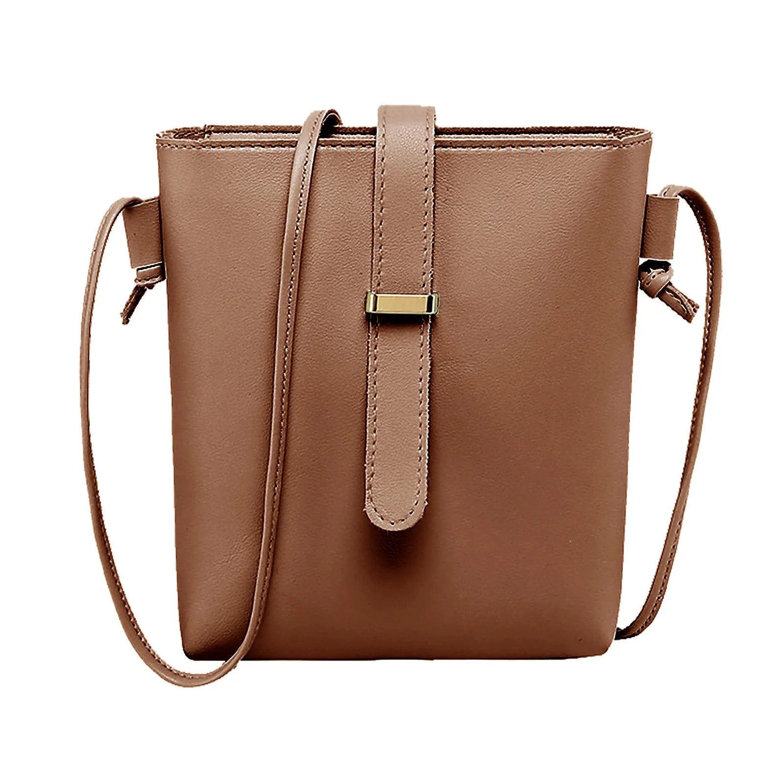 Stay on trend with this fashionable drawstring lady bag, featuring a stylish cross-border design and casual letter detail. Perfect for adding a chic and trendy touch to your outfit! -