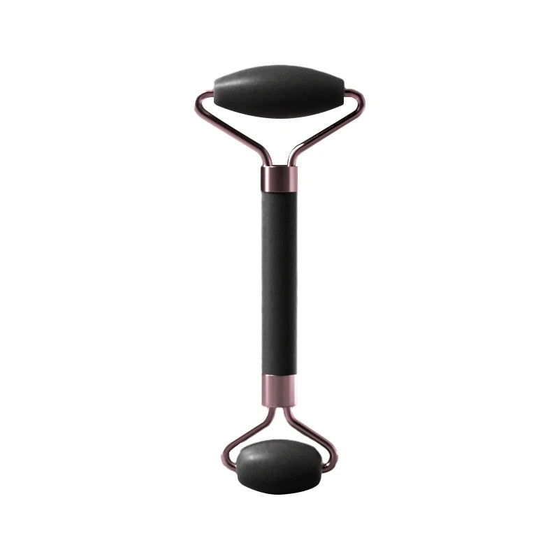 Enhance your skincare routine with this facial roller for the face, neck, and eyes. This resin massage tool can help improve circulation, reduce puffiness, and promote relaxation for a revitalized complexion. -