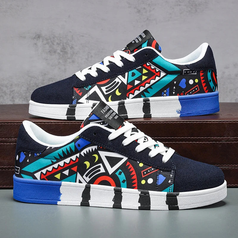 Men Flat Bottomed Shoes Fashion Popular with Colorful Outdoor Sneakers That Comfort Non Slip High-quality Fitness Leisure Shoes -